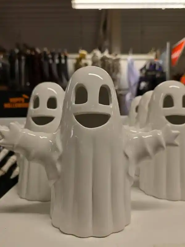 Dollarstore Halloween spöke ljuslykta