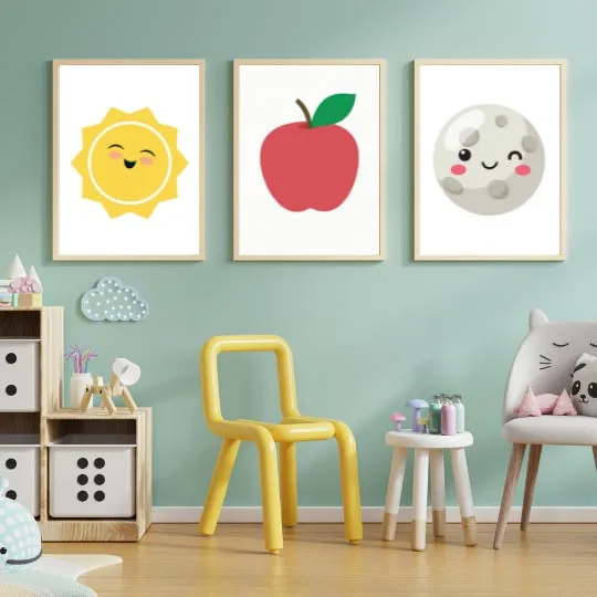 Posters till barnrum - Gratis att skriva ut affisch