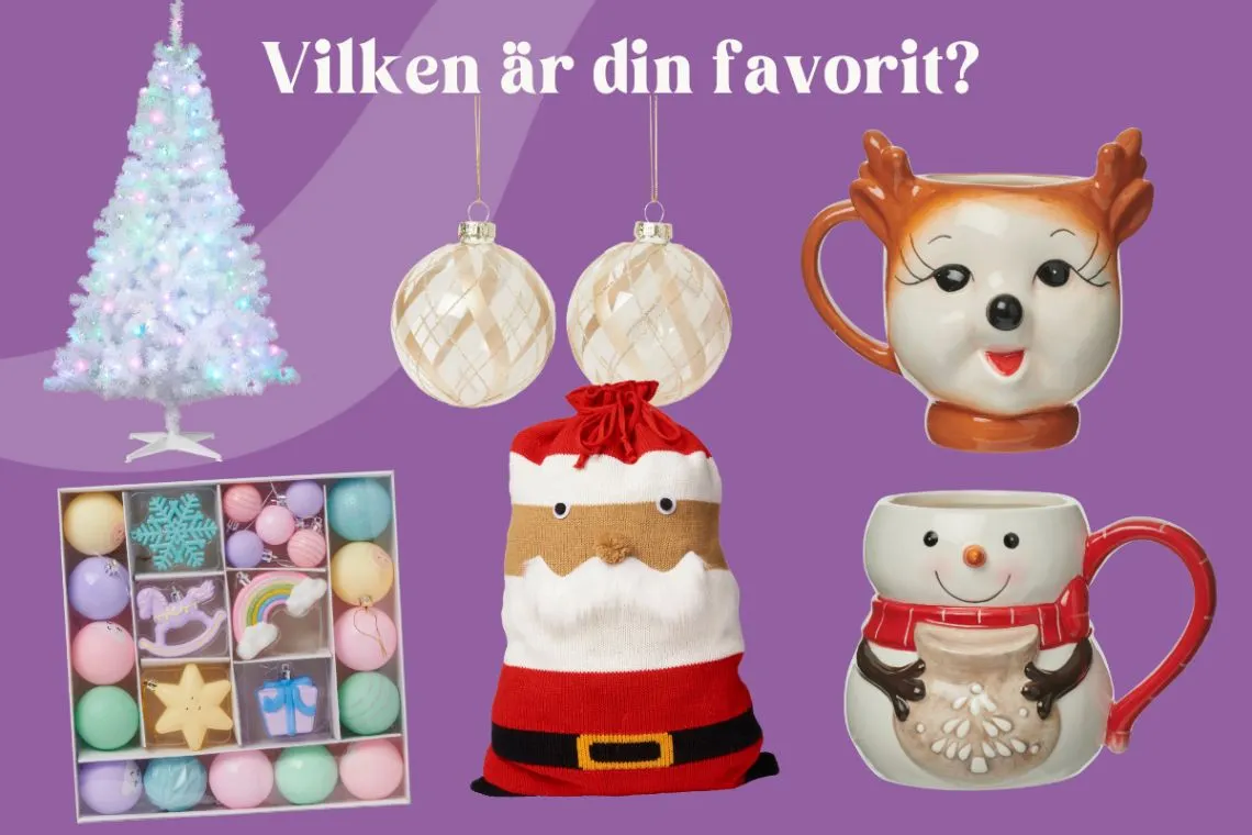 jul på rusta 2023 - julnyheter rusta - gulligt julpynt - sött julpynt - julmuggar - julpynt för barnrummet