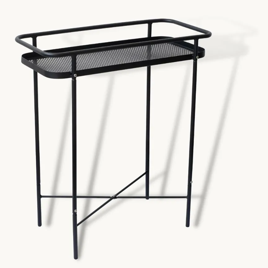 Rusta blombord pidestal svart sommar 2023