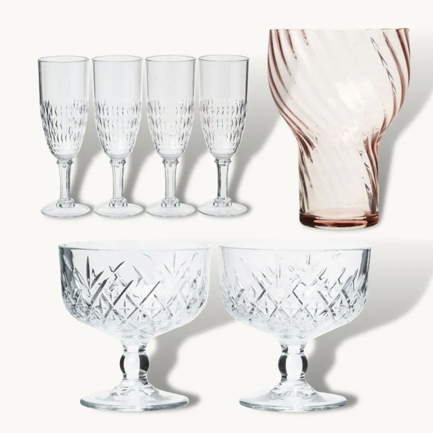 Rusta sommar 2023 glas skålar