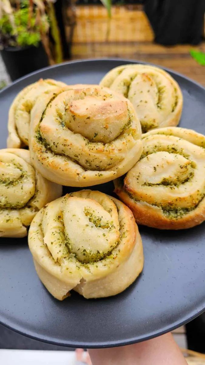 Vitlöksbröd - Vitlöksbullar - enkelt recept