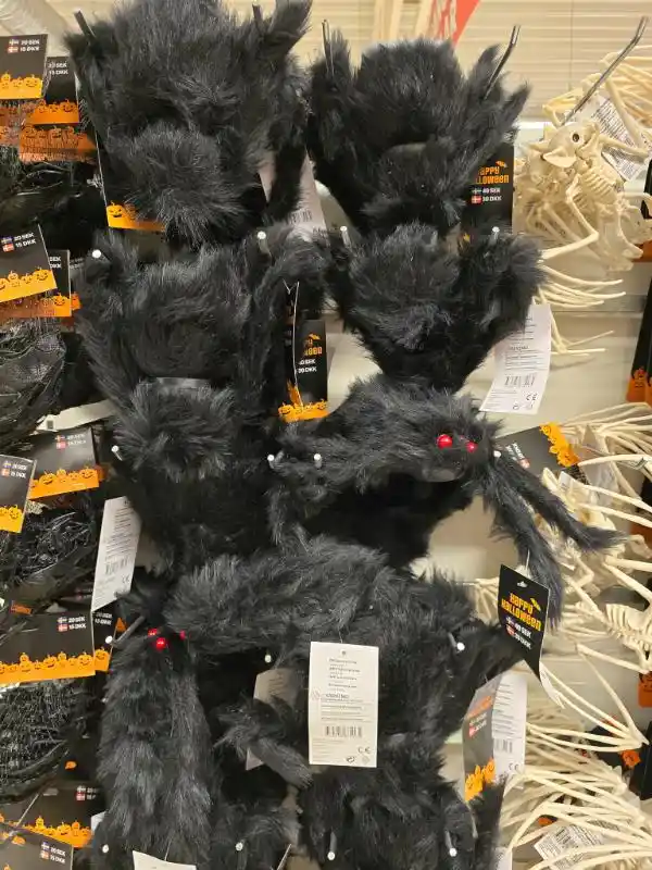 Dollarstore Halloween hårig stor hallowenspindel
