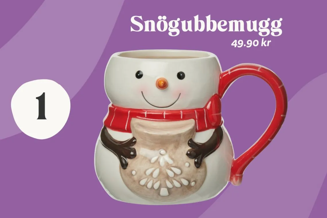 Rusta julmugg 2023 - Snögubbemugg