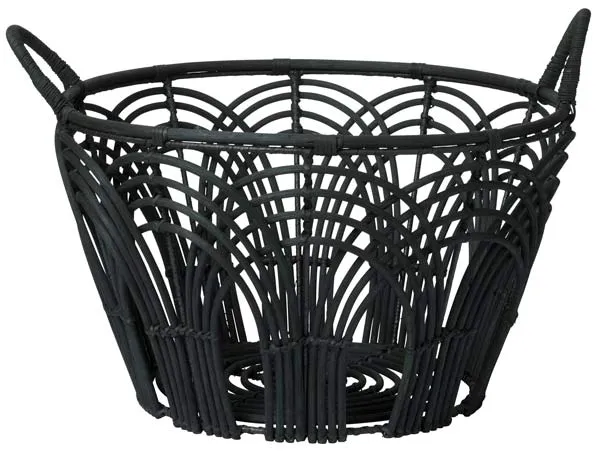 förvaringskorg svart rusta