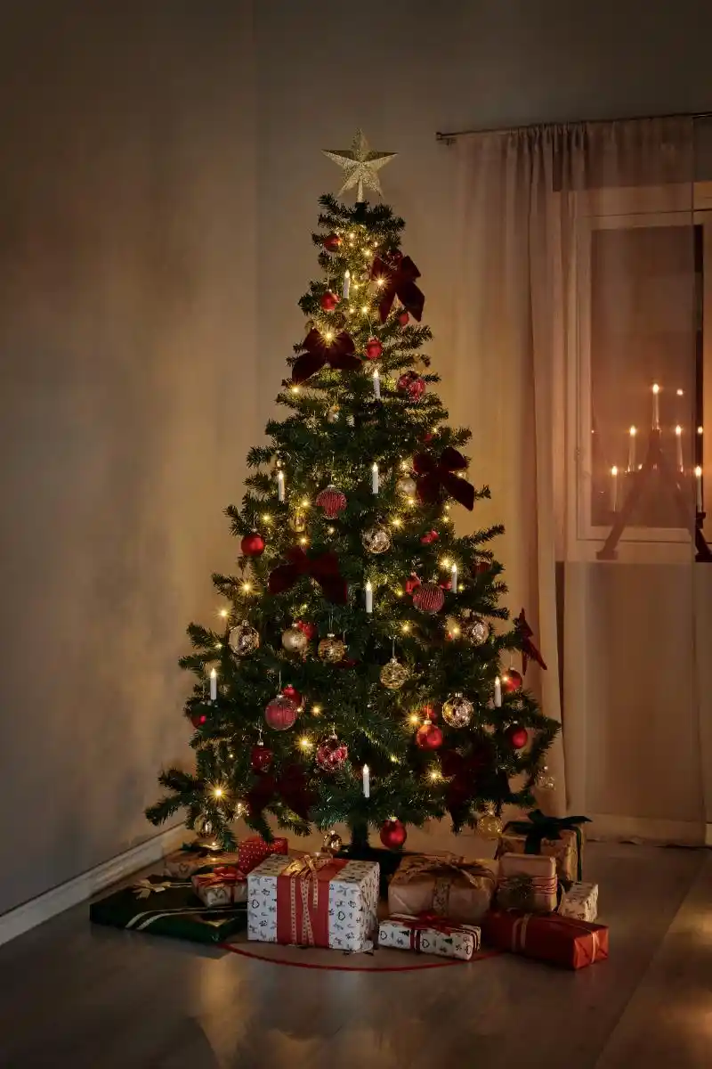 Traditionell julgran hos Rusta julen 2024