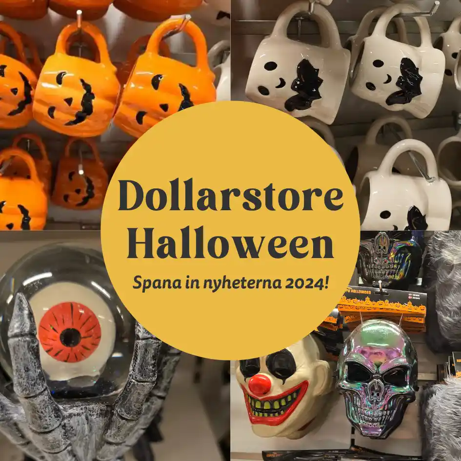 Dollarstore Halloween pynt 2024