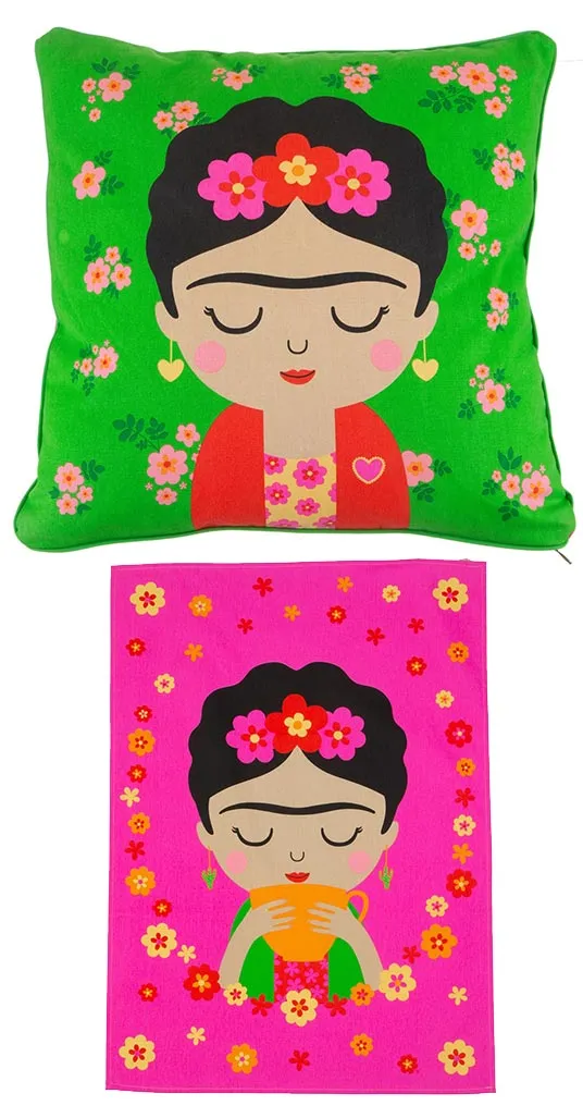 Färgglad Frida Kahlo