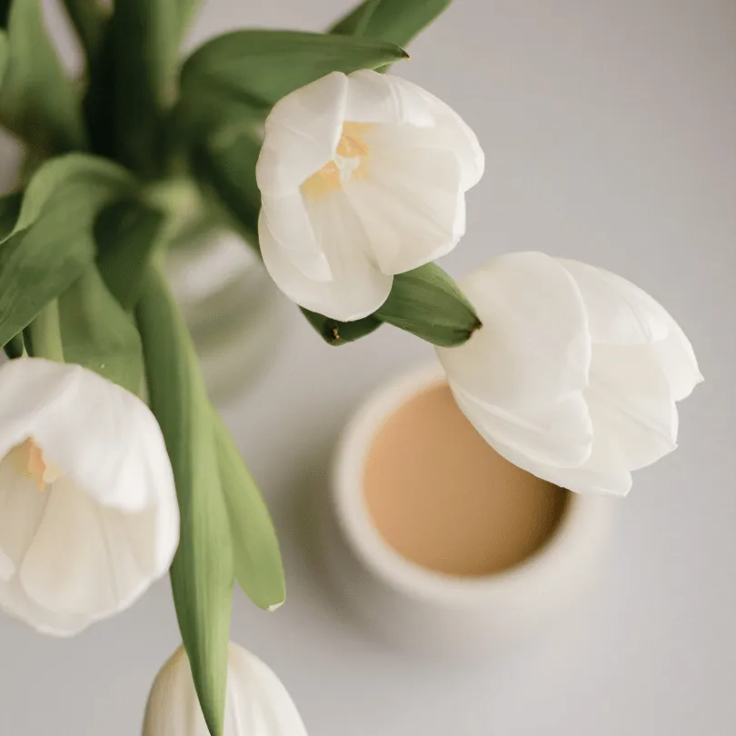 vårinredning tulpaner