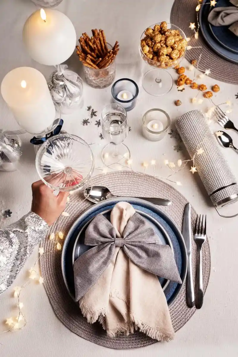 Nyårsdukning Rusta nyheter jul nyår 2024